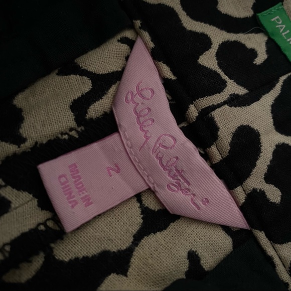 Lilly Pulitzer Hidden Paw Print Palm Beach Collection Animal Print Capri… - Picture 8 of 16